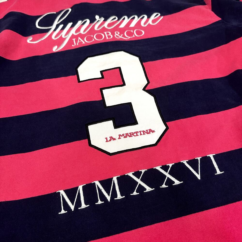 Supreme La Martina Rugby Stripe – X Large– Brand New in Bag - Picture 9 of 12